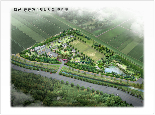 현위치, 자전거/ 산책로, 등산로 알려주는 위치도 이미지